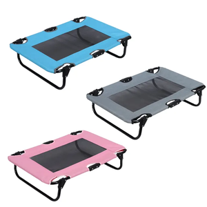 Hamaca plegable portátil para acampar en interiores y exteriores para mascotas, para perros y gatos, cama elevada para perros, cunas, cama elevada para perros - Product Image 6