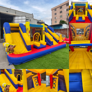 Yuedong Château Gonflable Double Toboggan Sec Amusant pour Fêtes <span class=keywords><strong>et</strong></span> Événements, Idéal pour Adultes <span class=keywords><strong>et</strong></span> Enfants - Product Image 2