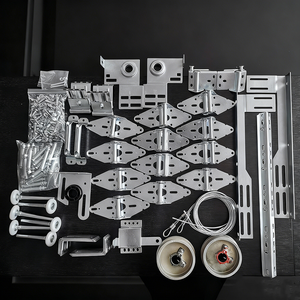 Quincaillerie pour portes coulissantes de <span class=keywords><strong>Garage</strong></span>, boîtier double pliable, Standard américain - Product Image 1