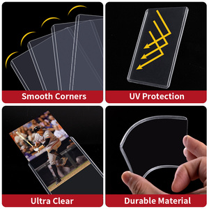 Bustine Protettive Rigide per Carte Collezionabili, <span class=keywords><strong>Toploader</strong></span> in Plastica Dura 3x4 Pollici, Protezioni per Carte da Baseball - Product Image 6