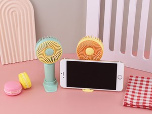 Quạt <span class=keywords><strong>mini</strong></span> cầm tay để bàn ký túc xá nhỏ gọn, sạc USB, êm ái, di động, logo xuyên biên giới - Product Image 4