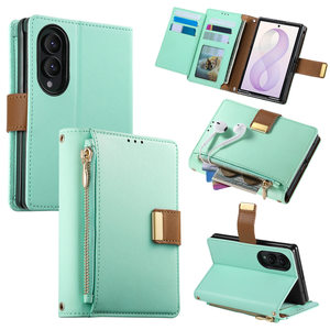 Étui pliable grand format pour Samsung ZFold8 avec porte-cartes zippé et rangement pour coque de téléphone mobile Galaxy - Product Image 3