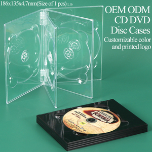 Boîtier CD/DVD/Blu-ray SUNSHING OEM ODM avec plateau multi-CD Digi Tray transparent, double plateau Digi Tray pour DVD, ensemble Digipak multi-disques pour le stockage de médias - Product Image 1