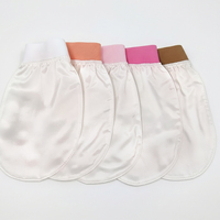 Gant de bain exfoliant en satin tendance pour la maison, vente en gros, marque privée, élimine les peaux mortes et la saleté, gants de gommage corporel confortables