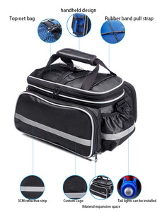 <span class=keywords><strong>Sacoche</strong></span> de Selle pour Vélo de Route et <span class=keywords><strong>VTT</strong></span>, Sacoches Latérales Doubles pour <span class=keywords><strong>Porte</strong></span>-Bagages Arrière, <span class=keywords><strong>Sacoche</strong></span> de Transport Arrière pour Vélo - Product Image 3