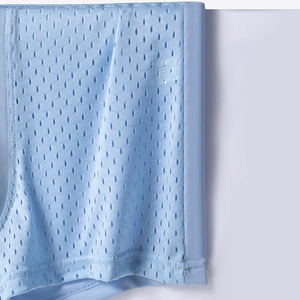 Hot Sell Customized Logo <b>Men's</b> Ice Silk Boxer Shorts Comfortable Seamless <b>Mesh</b> <b>Underwear</b> Breathable Underpants <b>Mens</b> Silk Briefs - Product Image 5