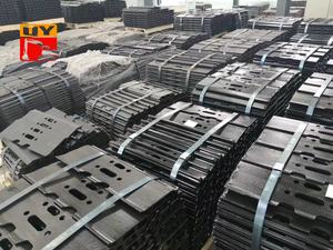 ประเทศจีนผู้ผลิต <span class=keywords><strong>PC100</strong></span> PC120 PC200 PC300 PC400ติดตามรองเท้ารถขุดติดตามแผ่นติดตามแผ่น - Product Image 5