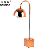 WINNERS Factory Direct Deal Lampe chauffante électrique commerciale en acier inoxydable 275W avec base carrée