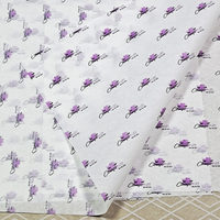 Papier d'emballage cadeau de Noël personnalisé avec logo imprimé, papier de soie pour vêtements et fleurs, feuille de papier de soie écologique