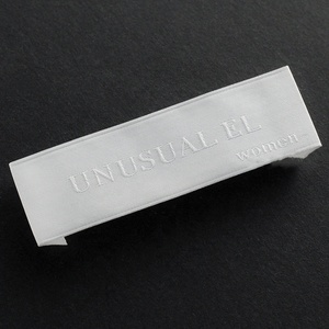 OEKO-TEX Tùy Chỉnh May Mặc Phụ Kiện Thiết Kế Riêng Dệt Damask Logo May Trong Quần Áo Tag Dệt Nhãn - Product Image 5