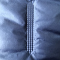 Veste en polyester à motif personnalisé, tissu matelassé à ultrasons, gaufrage, Offre Spéciale