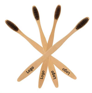 Brosse à dents en bambou naturel biodégradable, vente en gros, écologique - Product Image 1