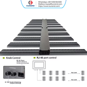 Ks 1200w lm301h lm301b ספקטרום מלא dmmable הוביל לגדול אורות צמחים חממות זול אלומיניום גוף ip65 לבן 50w - Product Image 4