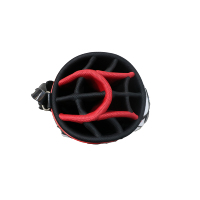 Sac de golf en PVC imperméable de 9 pouces avec séparateurs à 6 voies, motif camouflage de luxe, avec logo personnalisé pour les joueurs de golf professionnels