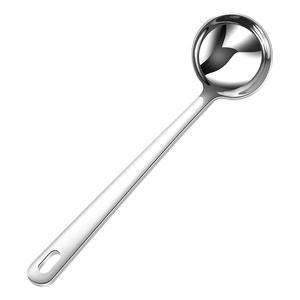 ช้อนตะหลิวสแตนเลส 304 ขนาดเล็ก หนา ทนทาน สำหรับใช้ในครัวเรือน ผัด ต้ม โจ๊ก - Product Image 1