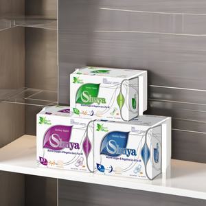 Protège-slips ailés pour femmes, usage quotidien, pour OEM, super absorbants, en coton et PE, contrôle des odeurs, sans œstrogènes, sans parabènes, hygiéniques - Product Image 2