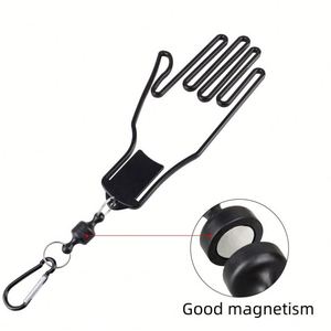 Custom logo Portable Magnetic Golf Gloves Holder Dryer Hanger Sports Club <b>Hook</b> With Dryer and Magnetic <b>Clip</b> - Product Image 2