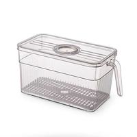 Boîte de rangement pour réfrigérateur avec poignée, boîte de rangement pour cuisine, boîte de rangement pour légumes et fruits, boîte de conservation des aliments