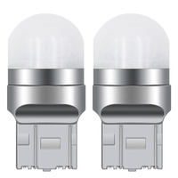 Ampoule LED de voiture haute puissance T20 W21W 9smd 3030, clignotant, feu arrière, blanc, rouge, ambre, 7440 7443