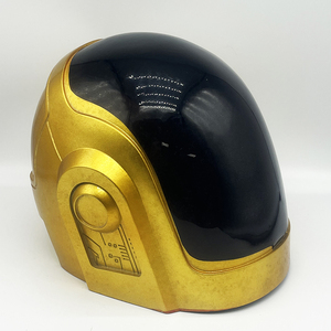 Casco Punk <span class=keywords><strong>Guy</strong></span> <span class=keywords><strong>Manuel</strong></span> de Resina, Estilo Daft Punk Dorado, Edición de Coleccionista para Fans, Venta al Por Mayor - Product Image 1