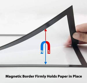 Magneti per frigo Strog A4 cornice magnetica per foto certificato magnetico porta insegne - Product Image 3