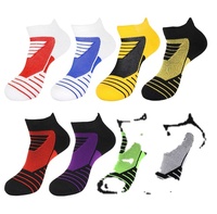 Chaussettes de course à coupe basse avec coussinets en tissu éponge épais de qualité supérieure