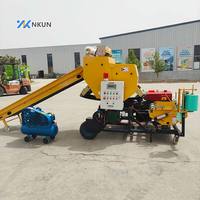 Presse à balles rondes multifonctionnelle automatique de 500 kg avec moteur diesel de Henan