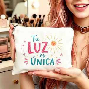 Flat Cosmetic & Toiletry Suitable for <b>Travel</b>, Birthdays <b>Gift</b> Pouch for Mom Fashionable <b>Gift</b> with Slogan - Product Image 2