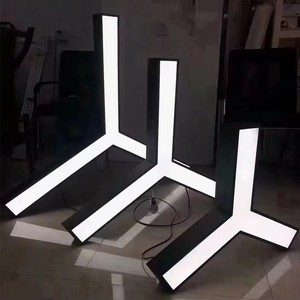 โคมไฟเพดานทรงตัว Y สีดำทองสไตล์นอร์ดิก โคมไฟอะคริลิคสำหรับห้องครั<span class=keywords><strong>ว</strong></span> ห้องรับประทานอาหาร โคมไฟอุตสาหกรรม - Product Image 5