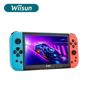 S X80 Handheld Game Console 7-inch Kids 16GB Support more functions Video Gaming Player For PS1 PSP