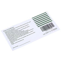 Boutiques d'impression personnalisée bon marché Carte papier Coupon de réduction hôtels petit-déjeuner coupons bars Bon cadeau Billet d'entrée aux attractions