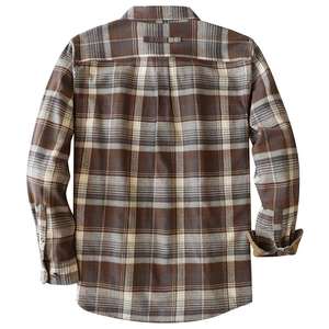 100% Cotton Long Sleeve <strong>Button</strong> up Flannel Shirts Check Plaid Woven Casual Flannel <strong>Shirting</strong> Fabric Stretch Flannel Shirt - Product Image 2