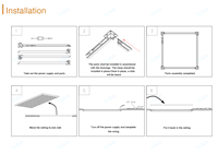 Holux – montage encastré détachable 100lm/w 120lm/w lampe européenne bureau 3cct 36w 40w panneau Led rétro-éclairé 595 cadre lumineux linéaire