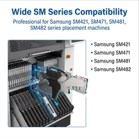 Alimentador Samsung SM de 8 mm, Venta al por Mayor de Fábrica, Alimentador Eléctrico SMT Hanwha SME de 8 mm, Compatible con SM421 Plus SM471/81/82, Piezas para Máquinas de Montaje SMT