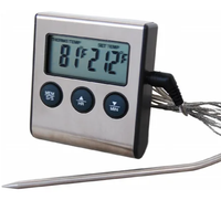 Thermomètre numérique intelligent étanche pour la cuisine avec sonde longue pour une lecture instantanée, livraison rapide pour la cuisson des aliments et le barbecue