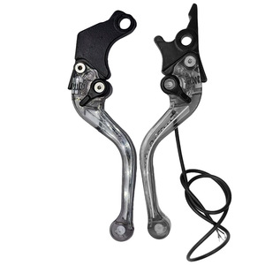 Accessoires de modification de moto : Levier d'embrayage LED avec éclairage, levier de frein à disque lumineux, levier de klaxon - Product Image 2