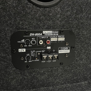 Haut-parleur audio latéral de type tunnel pour voiture, 10 pouces, 12V, compatible avec les systèmes de subwoofer embarqués, 100W RMS, télécommande - Product Image 2