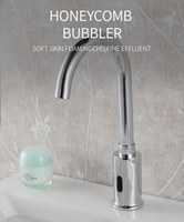 LUSA Robinet moderne à capteur monotrou pour la salle de bain et la cuisine Robinet de lavabo à usage domestique