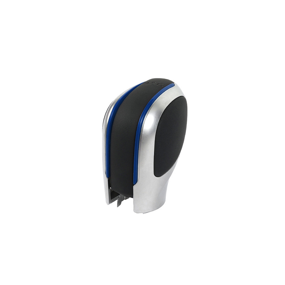 PU leather (blue trim)