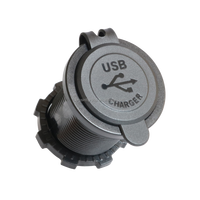 Chargeur de voiture USB double 12V 24V 5V 3.1A BROSintl pour voiture, bus, bateau, marine, camping-car