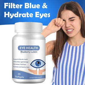 Soutien à la santé des yeux pour adultes OEM avec capsules molles de lutéine, zéaxanthine, <span class=keywords><strong>myrtille</strong></span> <span class=keywords><strong>et</strong></span> bleuet - Product Image 1