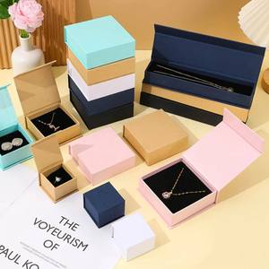 ¡Oferta! Cajones personalizados de lujo, embalaje de joyería, caja de regalo de papel para anillo, pendiente, joyería, tapa magnética, embalaje de joyería - Product Image 1