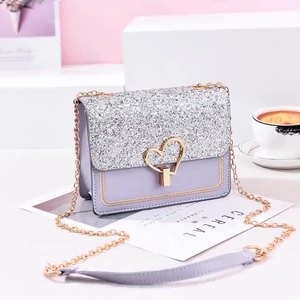 Women's Zipper PU Leather Crossbody <b>Bag</b> <b>Blushing</b> Beige Gray Fall Winter - Product Image 1