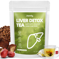 Jiaoming 20 Sachets de Tisane Détoxifiante pour le Foie, Marque Privée, Faible MOQ, Mélange de Plantes de Haute Qualité