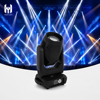 Projecteur à tête mobile 295W avec source Osram Sirius HRI, faisceau net de 1,8 degré, 16 prismes Gobo, DMX512, éclairage de scène pour événements DJ