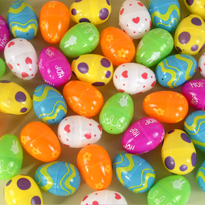 Miễn Phí Mẫu Bán Buôn Phục Sinh Quà Tặng Đồ Chơi Trang Trí dở dang Khổng Lồ Lớn 6X4Cm Mịn Rỗng Fillable In Nhựa Phục Sinh Trứng - Product Image 2