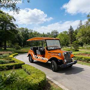 Eco Friendly <b>Battery</b> <b>Operated</b> Vintage Electric Classic Car Elegant Retro Design for Historical District Tourism and Hotel Pickup - Product Image 1