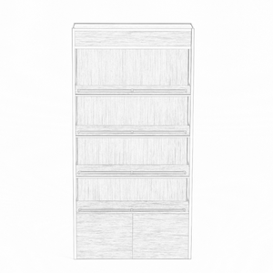 ที่กําหนดเองขายร้อนจัดเก็บชั้นวางจอแสดงผล MDF เครื่องสําอางขาตั้งจอแสดงผลไม้ - Product Image 6