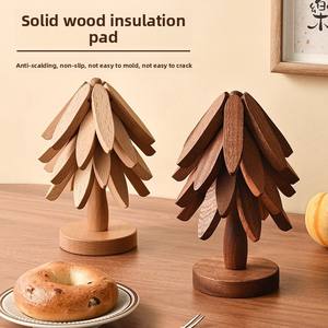 <span class=keywords><strong>Tapis</strong></span> isolant thermique en forme d'arbre de Noël pour la maison, anti-brûlure, pliable, artisanat créatif, ornements pour la maison et le bureau - Product Image 2