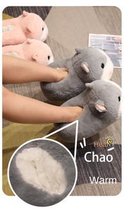 شبشب محشو منزلي لطيف كرتون الكريسماس شبشب محشو دافئ للحيوانات في الأماكن المغلقة - Product Image 6